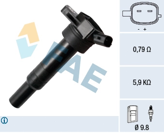 Bobine d'allumage FAE 80342