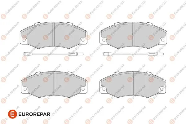Kit de plaquettes de frein, frein à disque EUROREPAR 1686276080