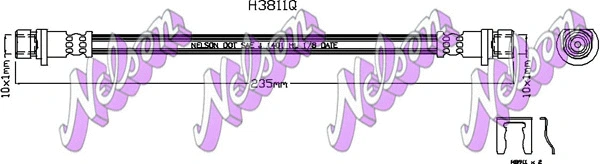 Flexible de frein KAWE H3811Q