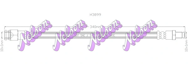 Flexible de frein KAWE H3899