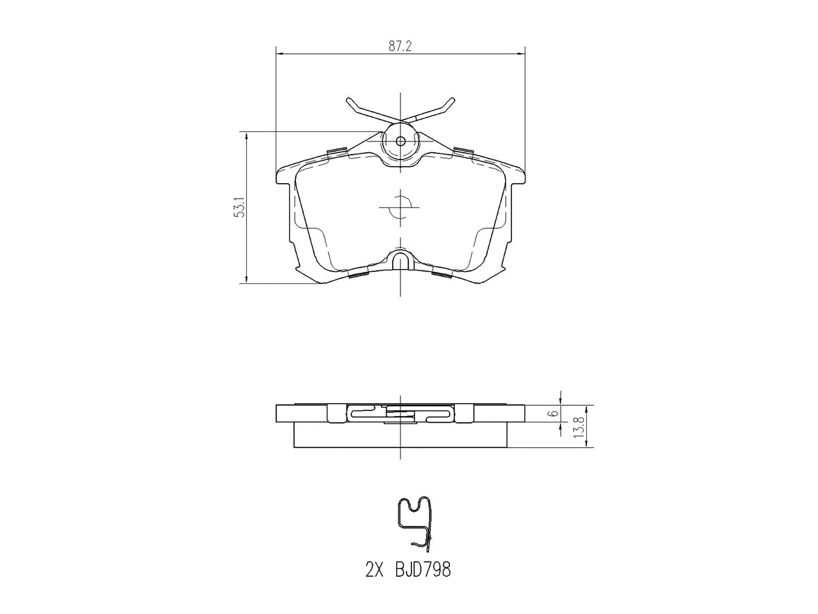 Kit de plaquettes de frein, frein à disque A.Z. Meisterteile AZMT-44-022-1126