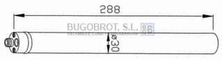 Filtre déshydratant, climatisation BUGOBROT 20-AU86007