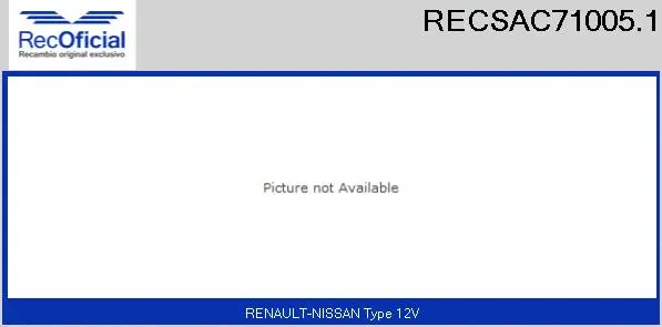 Compresseur, climatisation RECOFICIAL RECSAC71005.1