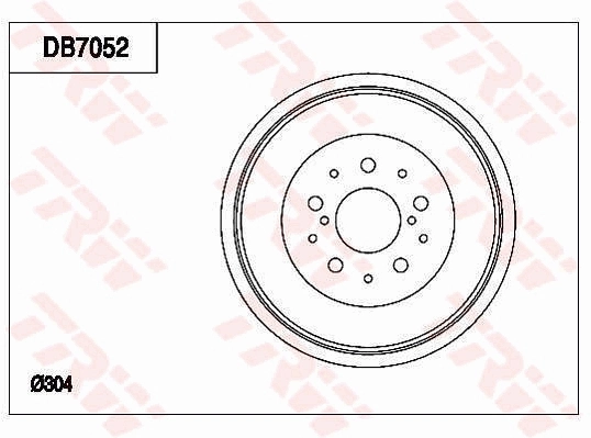 Tambour de frein TRW DB7052