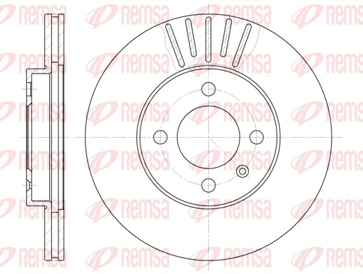 Disque de frein REMSA 6175.10
