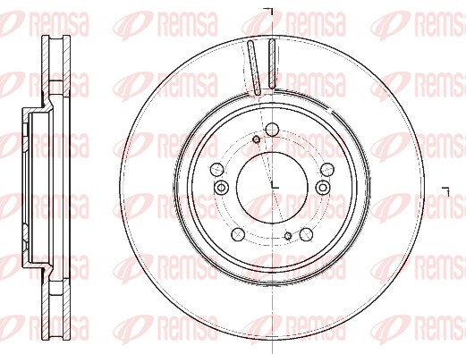 Disque de frein REMSA 61129.10