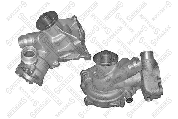 Pompe à eau, refroidissement du moteur STELLOX 4509-0002-SX