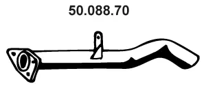Tuyau d'échappement EBERSPÄCHER 50.088.70