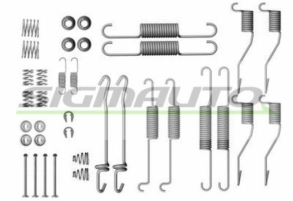 Kit d'accessoires, mâchoire de frein SIGMAUTO SK0852