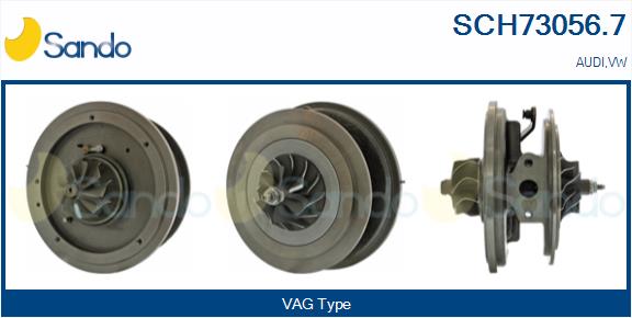 Groupe carter, turbocompresseur SANDO SCH73056.7