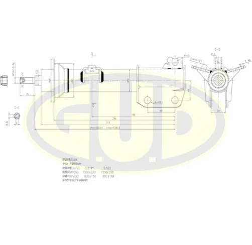 Amortisseur G.U.D. GSA334821