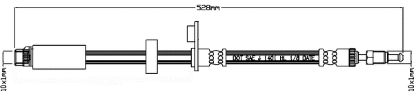 Flexible de frein JURATEK JBH1172
