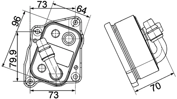 Radiateur d'huile MAHLE CLC 107 000P