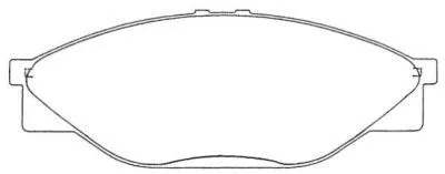 Kit de plaquettes de frein, frein à disque AISIN ASN-221