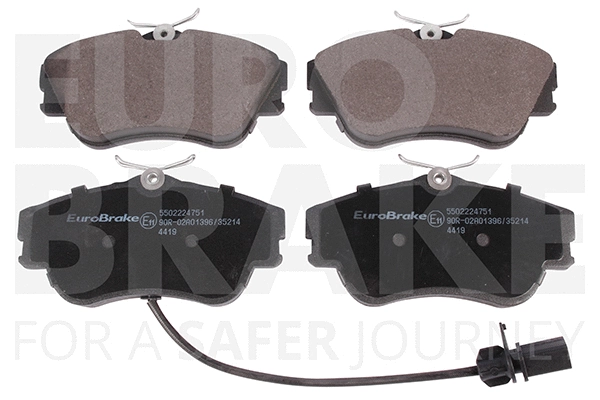 Kit de plaquettes de frein, frein à disque EUROBRAKE 5502224751