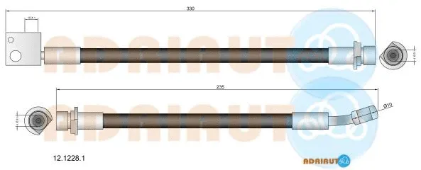 Flexible de frein ADRIAUTO 12.1228.1