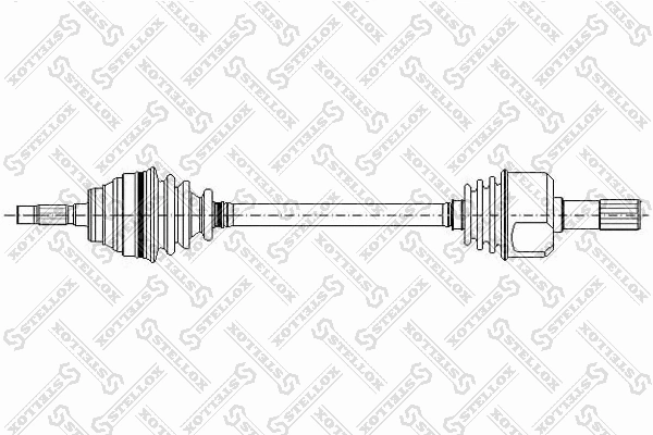 Arbre de transmission STELLOX 158 1002-SX