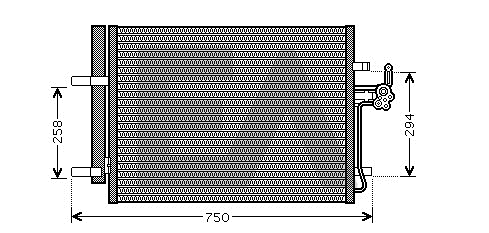 Condenseur, climatisation EACLIMA 30C22048