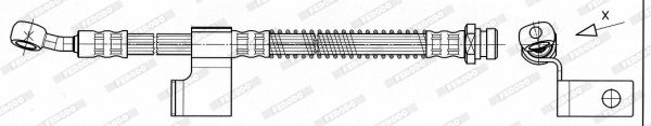 Flexible de frein FERODO FHY3128