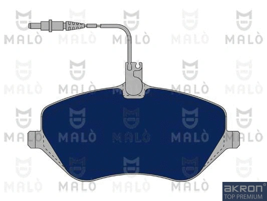 Kit de plaquettes de frein, frein à disque AKRON-MALÒ 1050663