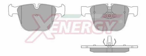 Kit de plaquettes de frein, frein à disque AP XENERGY X40922