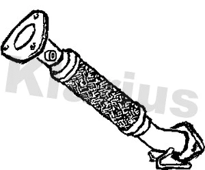 Tuyau d'échappement KLARIUS 301419