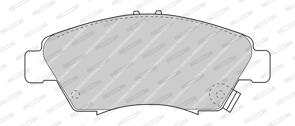Kit de plaquettes de frein, frein à disque FERODO FDB776-D