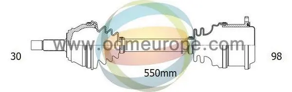 Arbre de transmission 4X4 ESTANFI EST-18-213300