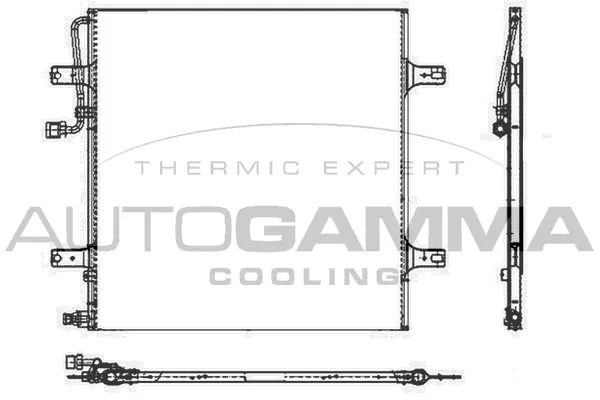 Condenseur, climatisation AUTOGAMMA 103666