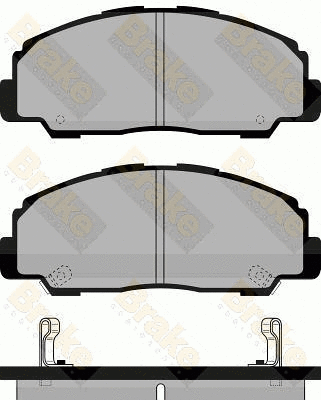 Kit de plaquettes de frein, frein à disque Brake ENGINEERING PA997