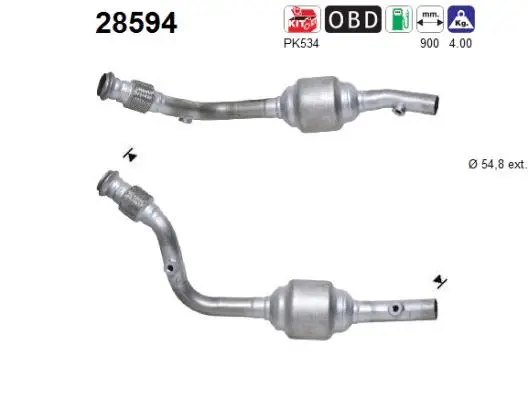 Catalyseur AS 28594