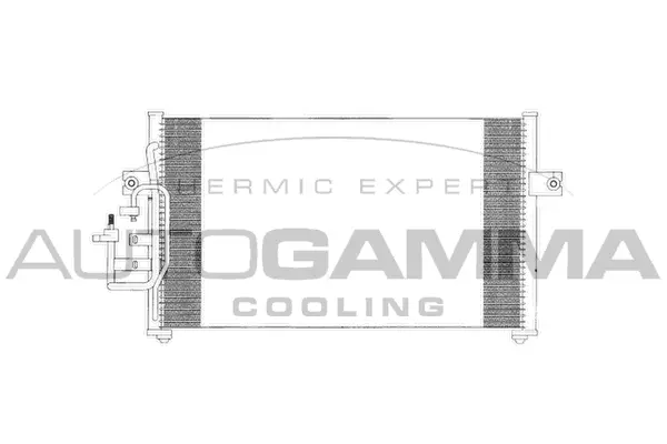 Condenseur, climatisation AUTOGAMMA 103331