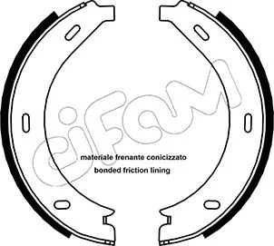 Jeu de mâchoires de frein, frein de stationnement CIFAM 153-236