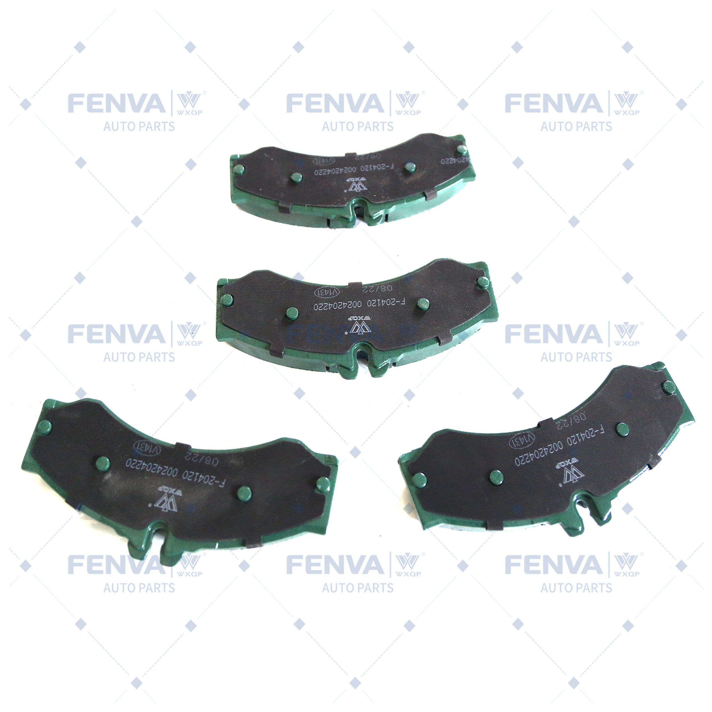 Kit de plaquettes de frein, frein à disque WXQP 140661