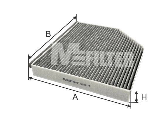 Filtre, air de l'habitacle MFILTER K 9070C