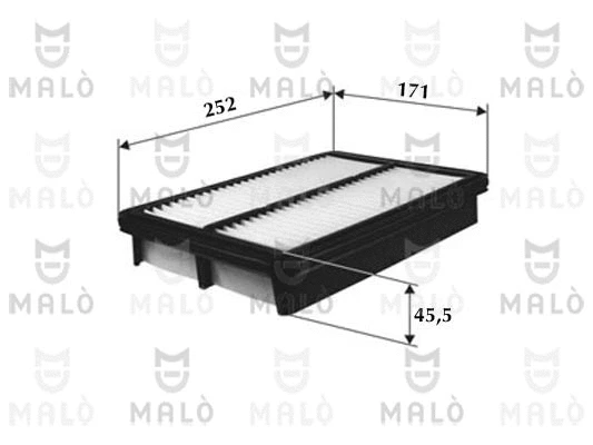 Filtre à air AKRON-MALÒ 1500160