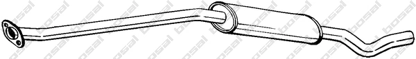 Silencieux central KLOKKERHOLM 284-939