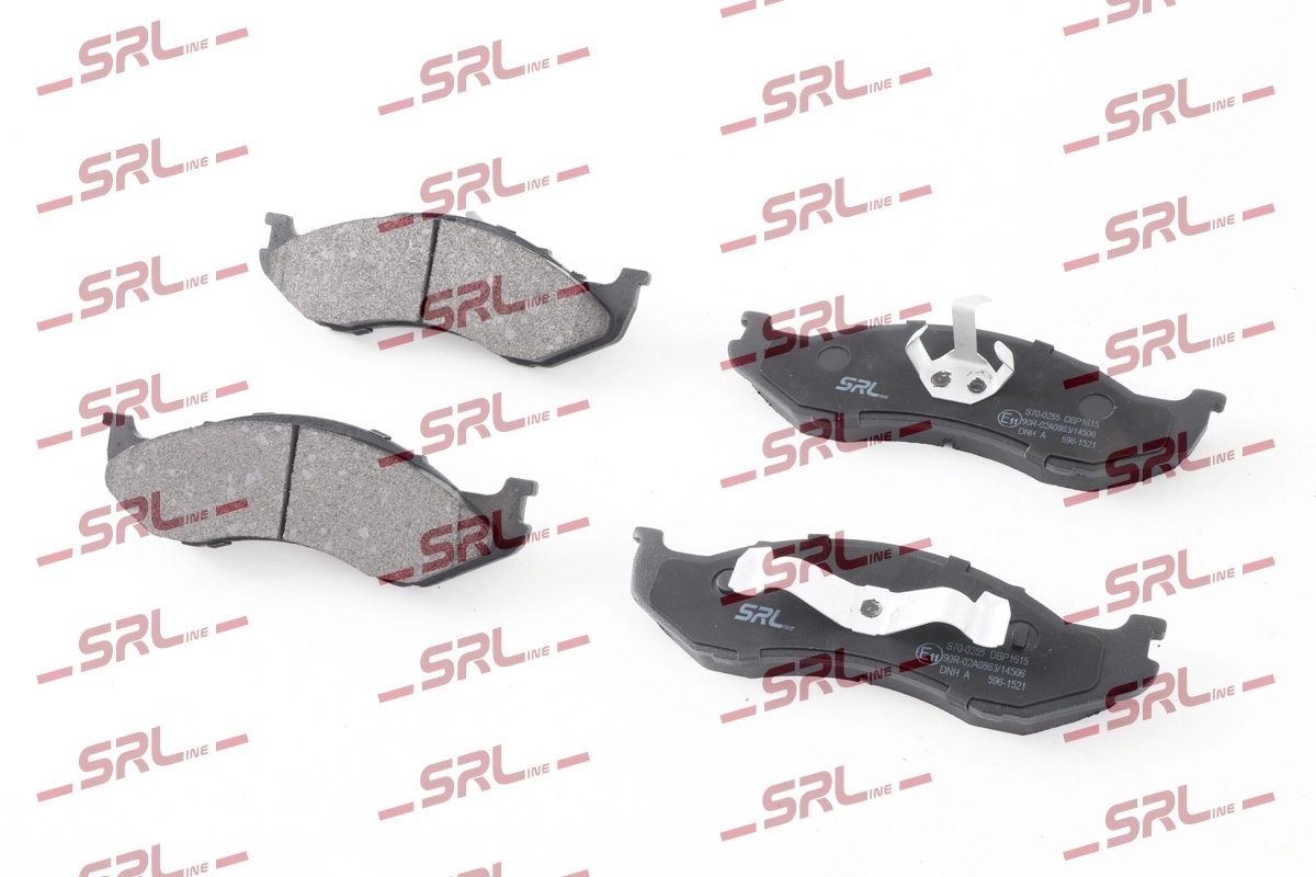 Kit de plaquettes de frein, frein à disque SRLine S70-0255