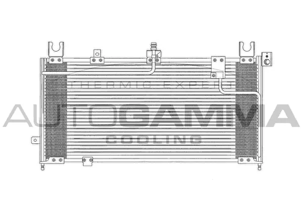 Condenseur, climatisation AUTOGAMMA 102672