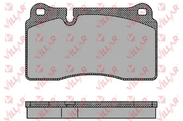 Kit de plaquettes de frein, frein à disque VILLAR 626.1376