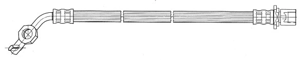 Flexible de frein CEF 512123