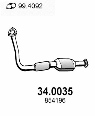 Catalyseur ASSO 34.0035