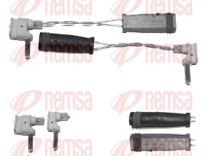 Contact d'avertissement, usure des plaquettes de frein REMSA 001038