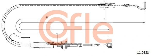 Câble d'accélération COFLE 11.0823