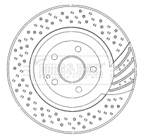 Disque de frein BORG & BECK BBD5781S