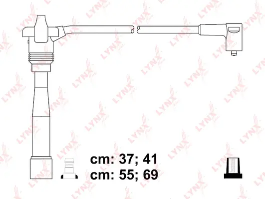 Kit de câbles d'allumage LYNXAUTO SPC4838