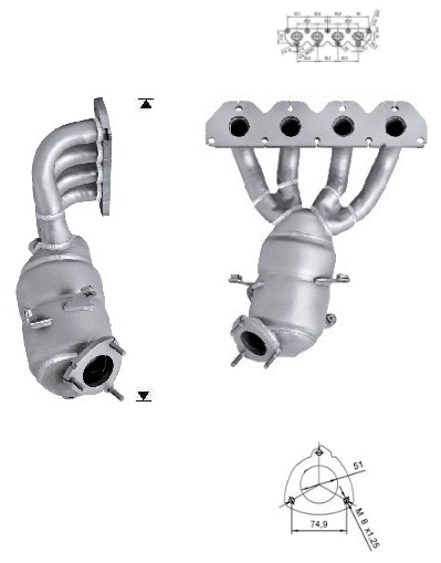 Catalyseur VEGAZ GmbH OK-340