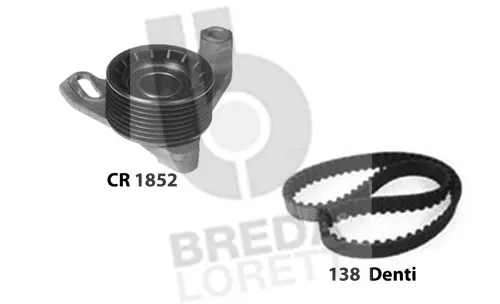 Kit de courroie crantée BREDA LORETT KCD0708