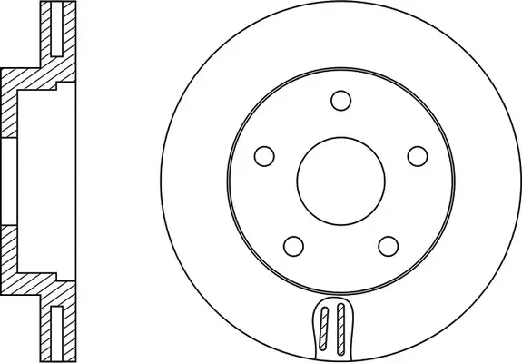 Disque de frein FIT FR0638V