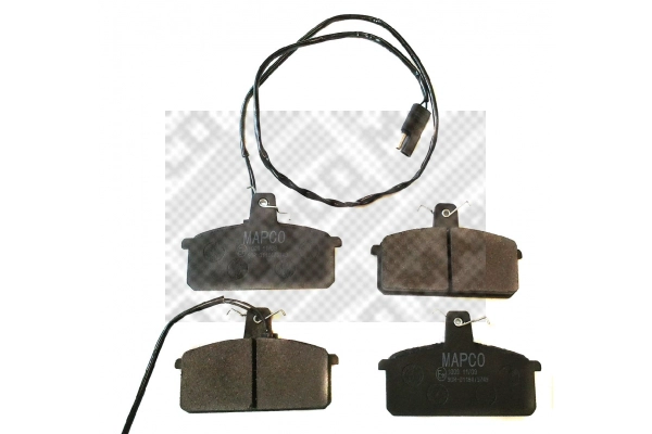 Kit de plaquettes de frein, frein à disque MAPCO 6180